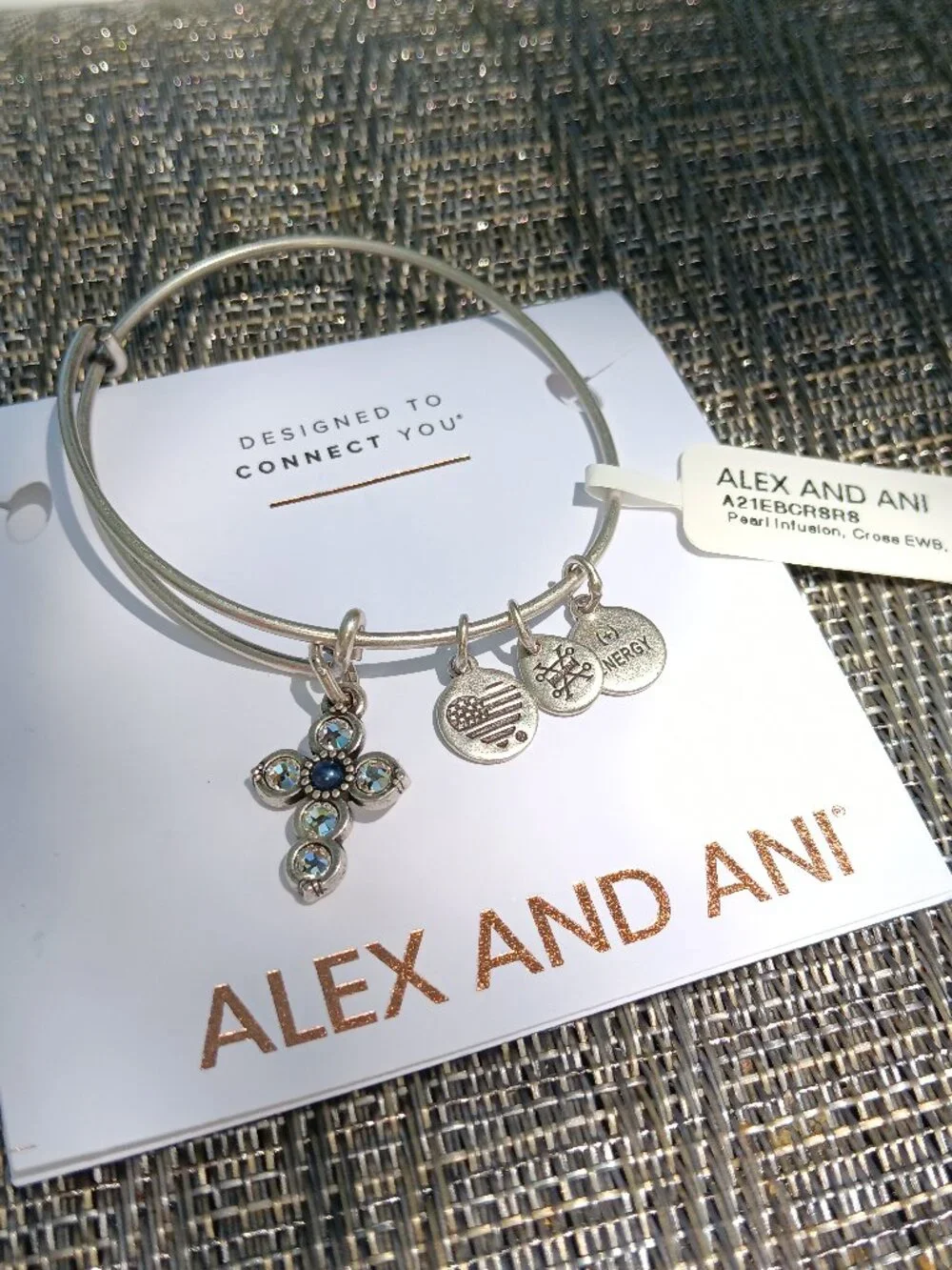 Alex and Ani cross bracelet